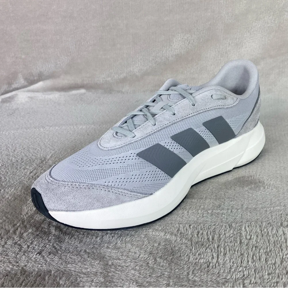 Adidas Lightshift Running Shoes Mens Size 13 Gray Mesh Sneakers JH9313‎ NEW